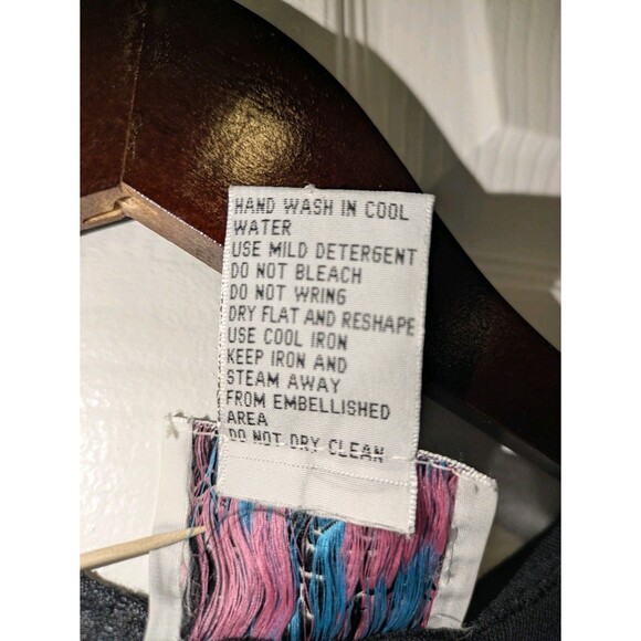 Unique Vintage Lacy Afternoon by Shell Kepler Black Jumpsuit - Size M - Picture 3 of 6